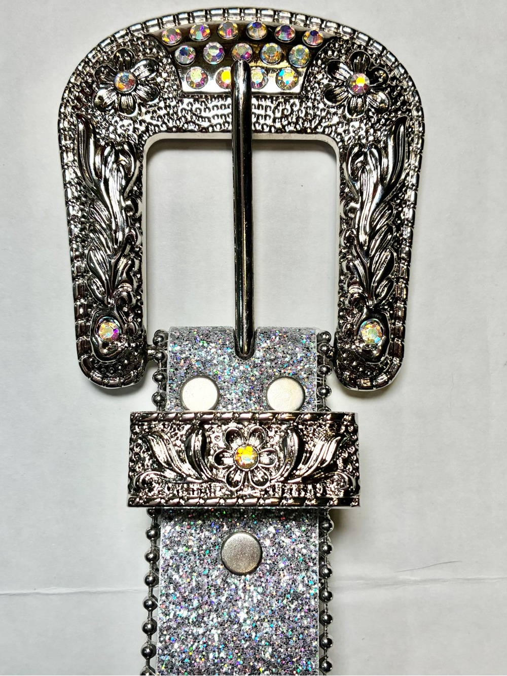 Fashion 🟣 Sparkly Studded Belt